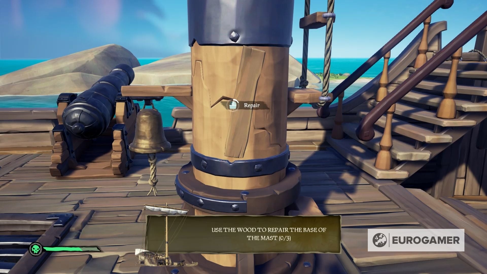 Sea of Thieves Maiden Voyage tutorial Key and journal locations, and